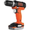 BLACK+DECKER Trapano Avvitatore 12 V, Nero, 1 Batteria