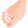 PYRJIN 20 Pezzi Protezione Dita Piedi Silicone, Proteggi Dita Piedi Gel, Protezione Mignolo Piede, Distanziatore Dita Piedi Separatore Dita Piede Per Prevenire Vesciche, Calli, Attrito Antidolorifico.