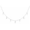 WANDA PLATA Collana Ciondolo Croci e Zirconi da Donna Argento Sterling 925, Pendente Croce, Gioielli