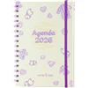 Nurse is Love Agenda 2025 2026-16 Mesi per infermieri e studenti con disegni, notebook pianificatore settimanale, mensile e motivazione quotidiana | Regalo per infermieri, medici e TCAE - VEIGE