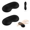 gexuamz Poggiapolsi Tastiera, 2 Pezzi Supporto Polso Mouse, Poggia Polsi per Mouse, Wrist Rest con Fondo Antiscivolo, Tappetino Ergonomico Poggiapolso per il Gioco e l'Ufficio, Sollievo del Polso, Nero