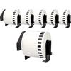 Molabel Address Label DK-22205 DK2205 - Confezione da 6 rotoli (Endless) 62mm x 30,48m, compatibili con Brother QL-500 QL-500A QL-500BS QL-500BW