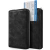 VULKIT Porta Passaporto Familiare per 3-4 Passaporti Portadocumenti da Viaggio Protezione RFID Portapassaporto da Viaggio Donna & Uomo per Denaro, Carte di Credito, ID Documenti - Nero