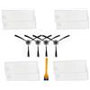 BLUELIRR Kit di accessori di ricambio per robot aspirapolvere Lefant F1, 8 filtri HEPA + 4 spazzole laterali (1 spazzola di pulizia)