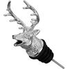 Tyatiyzn Versatore per Vino Testa, Cervo Versatore Liquore, Acciaio Inossidabile Aeratore Adatto per vino, Champagne e Liquori