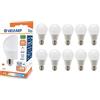 Velamp lampadina LED forma a goccia (A60) - Confezione risparmio - Attacco a vite grande (E27) - Potenza 9W Equivalenti 60W - Luminosità 820ln - Temperatura colore 3000K (lucecalda)