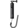 Insta360 Mini Treppiede (2.0) con design 2 in 1, Selfie Stick e Treppiede Leggero, Adattatore Universale a 3 Poli e Adattatore da 1/4 a 2 Poli, Nero