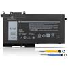 K KYUER 3DDDG Batteria per Dell Latitude 5280 5288 5290 5480 5488 5490 5491 5495 5580 5590 5591 E5280 E5290 E5480 E5580 E5490 E5491 E5590 E5591 Notebook 451-BBZP 3VC9Y 049XH 45N3J RRJDX 83XPC D4CMT DJWGP 42Wh