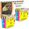 LOSMANN D&C Cartucce d'inchiostro compatibili per Brother LC-985 XL per Brother DCP-J125 DCP-J140W DCP-J315W DCP-J315X DCP-J415 DCP-J515W MFC-J220 MFC-J265W MFC-J270W MFC-J280W MFC-J410 (6-Pack)