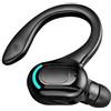 Kryolithm Auricolare mono Bluetooth wireless, durata della batteria di 20 ore, kit vivavoce V5.2 con microfono con cancellazione del rumore per Android, PC, ufficio, sport, auricolare rotante a 360°