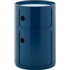 Kartell - Portaoggetti Componibili - Blu - ABS - Designer Anna Castelli Ferrieri
