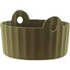 Normann Copenhagen - Cestino Colu - Verde - Feltro PET riciclato - Designer Baptiste Vandaele