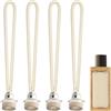 Bbtcxjs 4 pezzi lampada profumata stoppino per lampada Berger, stoppino di ricambio per stoppini berger, lampada a olio, ricambio per controllo dell'aria, bruciatore catalitico, stoppini per aromaterapia