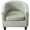 CHNSHOME Coprisedili Poltroncina club 2 pezzi Copripoltrona 1 posto Fodera per poltrona Chesterfield 1 posto cocktail Sedia Coprisedie per bar Tullsta Verde menta