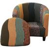 Meigeh Copribraccioli Cabriolet Tullsta Fodera per Poltrona Chesterfield Copripoltrona 2 pezzi Elasticizzato