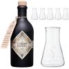 The Illusionist Dry Gin 500 ml + The Illusionist Distillery Set di 6 Bicchieri da Gin & Tonic