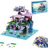 CDLIZW Blocchi Architettonici Cinesi,Moon Palace Pavilion Mini Blocchi con 1480 pezzi,Il Padiglione del Palazzo della Luna Architettura Modello,Antichi Cinesi,Giocattoli Regali per Adolescenti Adulti