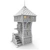 Q P Quality Printing 3D QP3D - Torre di difesa da battaglia, paesaggio da parete in rovina per tavolo e giochi di ruolo, miniature da 28-32 mm, oggetti di scena per giochi di guerra, DnD D&D, stampati e verniciabili in 3D
