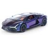 TGRCM-CZ 1/32 Lamborghini Aventador LP700-4 Model Car, in lega di zinco, modello di auto con suono e luce, per collezionisti e bambini dai 3 anni in su regalo di compleanno (blu viola sfumato)