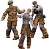 TOYVERSE JOYTOY 1/25 Action Toys, Dark Source Zombie Figure Firefighters, Adatto per Halloween Modello Articolato in Miniatura, 15 Anni e Più