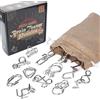 Holzsammlung Set di Puzzle in Filo Metallico, 30 Pezzi Test QI per Adulti e Bambini, Giochi di Logica Impegnativi, Regalo Educativo per Feste, Aula, Calza della Befana
