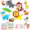 Vicloon 10PCS Confezione da Cucito in Feltro per Bambini, Kit Fai Da Te in Feltro, Bambini Regali Creativi e Materiali Artigianato, Kit da Cucire Set per Bambini Educativi e Principianti (Foresta)