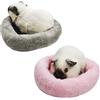 bangminda 2 Pezzi Letto in Peluche per Piccoli Animali Caldo Letto per Porcellini d'india Lettino Morbido per Criceto Ricci Scoiattoli Casetta per Dormire Piccoli Animali (Grigio/Rosa)