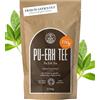 Monte Nativo Tè Pu Erh Monte Nativo (100g) - Foglie di Puerh delicatamente essiccato - Tè sfuso 100% naturale e senza additivi - Infuso aromatico per una deliziosa tisana