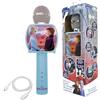 Lexibook Frozen 2 Elsa Anna Olaf Microfono Bluetooth® con Funzione commutatore vocale, Porta-Telefono Retrattile Incluso, Altoparlante Incorporato, Blu, MIC240FZLXB