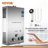VEVOR GPL Riscaldatore di Acqua Calda Riscaldatore di Acqua a Gas Istantaneo Caldaia a Gas Propano Butano 6-18L GPL Caldaia Elettrodomestico Riscaldatori Esterni