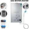 VEVOR Propano GPL Scaldabagno A Gas In Acciaio Inox Senza Serbatoio Gas Propano GPL Caldaia Elettrodomestico 6L-18L Scaldabagno