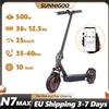 SUNNIGOO Scooter elettrico per adulti, velocità massima 35 km/h, scooter pieghevole da 10", controllo app, motore da 500 W, 36 V/12,5 Ah, doppia sospensione