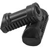 Majatou Impugnatura in Gomma Pedana, Pedale Poggiapiedi in Gomma Nera Antiscivolo, Guscio di Copertura Pedana, Pedane Anteriori Moto Piastra Poggiapiedi in Gomma Pad Grip Cover per Hongda 125cc CG 125
