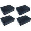 Generico 4 Pezzi Tamponi Ponte Sollevatore 160x120X40, Tamponi in Gomma Rettangolari, Compatibile con Ravaglioli Corghi OMCN, Made in Italia