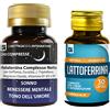 LABOTTEGADEGLIINTEGRATORI Set di Integratori Sonno e Umore + Lattoferrina | Melatonina Complesso Notte 200 Compresse + Lattoferrine 200 mg 30 Capsule