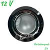 Lampo Lighting technology Faretto da incasso a 12V cromo con vetro protettivo 1XG4 IP20 per cappe e specchiere F20LVCRSL