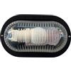 Lampo Lighting technology Plafoniera in resina da parete o soffitto ovale 18 cm da esterno nera IP44 1XE27 E090SGNE