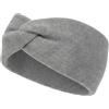 styleBREAKER Fascia donna in maglia fine con nodo,Grigio