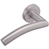 Vachette assa abloy - Set di 2 maniglie per porta in acciaio inox su rosetes-lc 4 -
