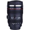 Biitfuu 6 Tipi di Lente a Forma di Tazza Isolante Lente Tazza da caffè Fotografo Fotocamera Tazza Bottiglia d'Acqua per Il tè (Cinque Generazioni (Nero))