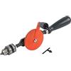 FTVOGUE Trapano a manovella portatile Doppio pignone Trapano manuale con 1 chiave 1 Mandrino per plastica(3/8)