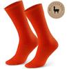 STEVEN Calze in 50% lana di alpaca per donne e uomini - ipoallergeniche, termoisolanti, senza cuciture, con bordo delicato, comode e piacevoli sulla pelle