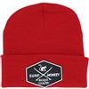 Surf Monkey Dressed in Music Play with Me Berretto con Orlo per Uomo/Donna - Surf Monkey® - Taglia Unica, Rosso, Taglia Unica