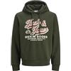 JACK & JONES Jjelogo Sweat Hood 2 col 25/26 Noos, Borsone, M