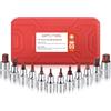 GETLITOOL Set 12PZ Bussola a Brugola Torx T20-T80 con Attacco 1/2 Pollice, Corredo di Bussole a Impatto in Acciaio S2+CRV Chiavi Esagonali a Stella con Valigetta per Avviatore Riparazione Auto DIY