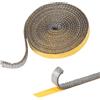 MIGUBIGU 1 Pezzo Guarnizione Stufa a Legna 3 mm x 15 mm x 2.5 m, Guarnizione Alta Temperatura, Camino Guarnizione Fibra, Guarnizione Forno per Stufa, Caminetti, Porta del Forno, Forni, Caldaie