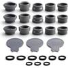 DIYCUT 3 Pezzi Aeratore Rubinetto M22, Adattatore per Aeratore, Rompigetto Rubinetto Universale, Risparmio Idrico, con Rondelle, per Rubinetti, Lavello, Filtro Acqua, Cucina, Bagno