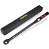 AEROFORCE Professional Tools AEROFORCE Chiave Dinamometrica 1/2, Chiave Dinamometrica con Doppia Scala, Regolabile in Due Direzioni con Meccanismo a 72 Denti per La Manutenzione di Motocicli, Biciclette e Auto(60-330 Nm)