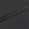 Dostear Bordi Greche Pannelli Adesivi Bordo Adesivo per Pareti Striscia Adesiva Muro Decorativa Greca Adesiva per Parete nero 4 X 230cm（2pcs）
