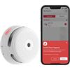 X-Sense Rilevatore di Fumo Connesso con Batteria Sostituibile, Rilevatore di Fumo Wi-Fi Conforme alla Norma EN14604, Notifiche Tramite Applicazione, XS01-WX, Confezione da 1